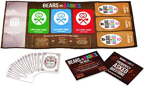 Exploding Kittens 'Bears vs Babies' Monster-Building Card Game (for Families, Adults, Teens & Kids)