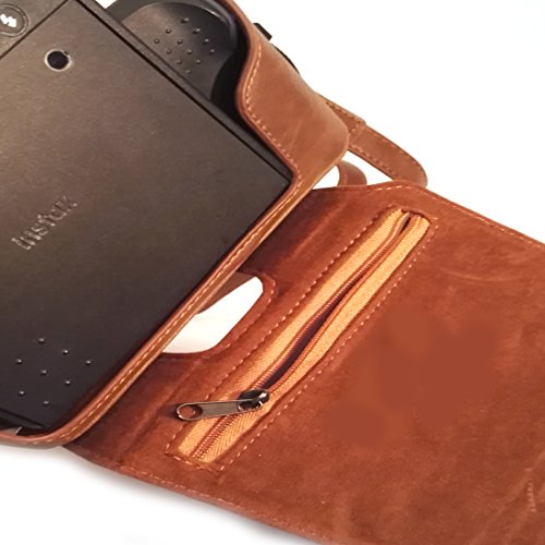 Fujifilm Instax Wide 300 Vintage Leatherette Groove Bag (Limited Edition) with Strap - Brown (HelloHelio)