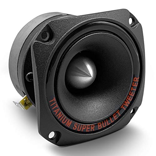 Pyramid TW44 1" Car Audio Tweeter Speaker (Black Finish, 300W Peak, 4-8 Ohm, 30oz Magnet Structure)