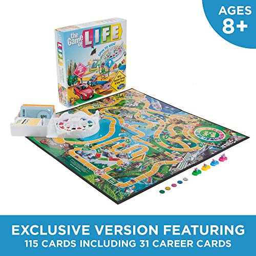 Hasbro The Game of Life Board Game (Amazon Exclusive), Ages 8 and Up