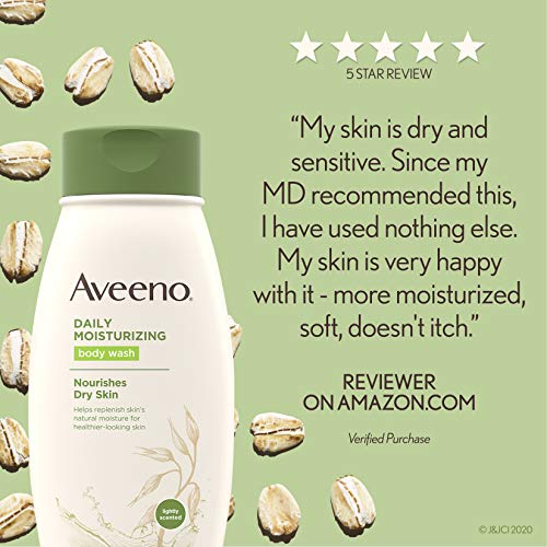 Aveeno Daily Moisturizing Body Wash with Soothing Oat for Dry Skin (18 fl. oz)