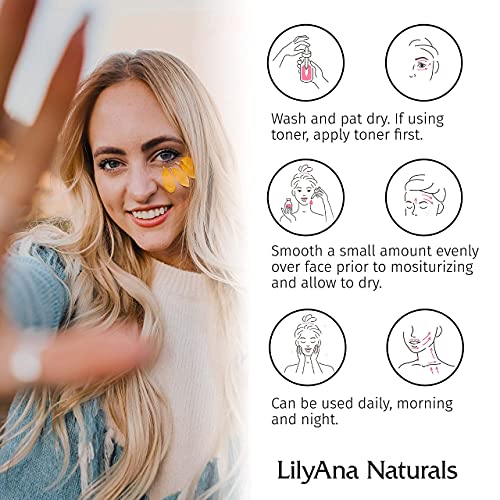 LilyAna Naturals Vitamin C Serum for Face (1 Fl Oz)