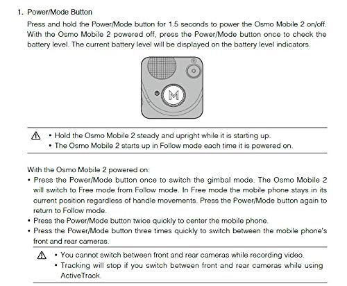 DJI Osmo Mobile 2 Handheld Smartphone Gimbal (Single Unit), Gray (CP.ZM.00000064.01)