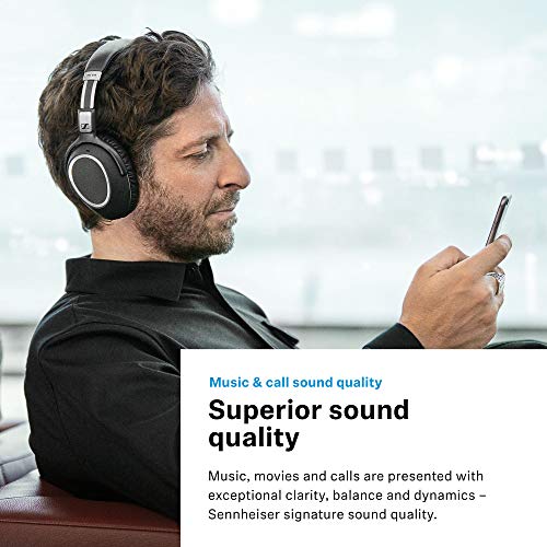 Sennheiser PXC 550 Wireless Headphones with Adaptive Noise Cancelling, Touch Sensitive Control and 30-Hour Battery Life