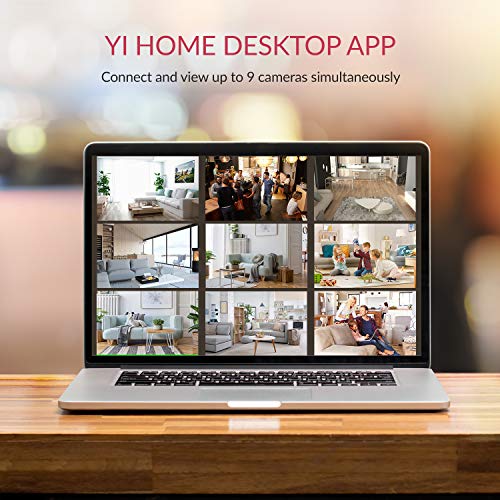YI Smart Home 1080p Security Camera System with Night Vision, AI Human Detection, Activity Zone, Works with Alexa (Phone, PC App, Cloud Service)