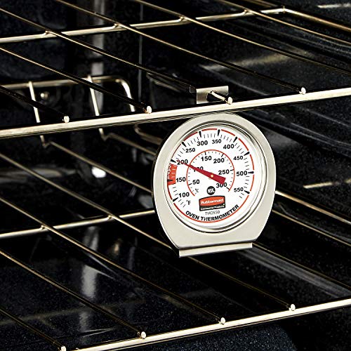 Rubbermaid Commercial Stainless Steel Oven/Grill/Smoker Thermometer (Instant Read)