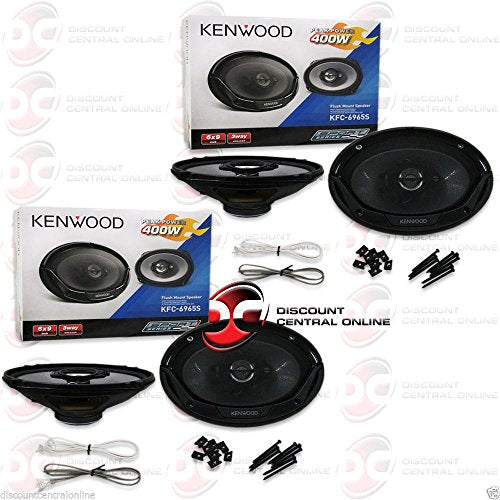 Kenwood KFC-6965S 6x9" 800W 3-Way Car Audio Coaxial Speakers (2 Pairs)