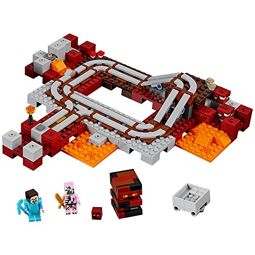 LEGO Minecraft 21130 The Nether Railway Set