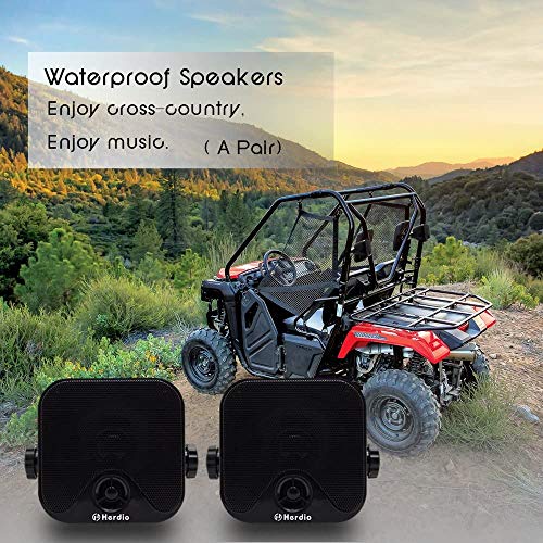 Waterproof Marine Outdoor Boat Speakers (4 Inches, Heavy Duty)