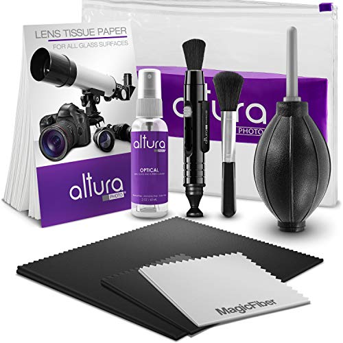 Altura Photo Professional Cleaning Kit for DSLR Cameras and Sensitive Electronics [2oz Altura Photo Spray Lens and LCD Cleaner Bundle]
