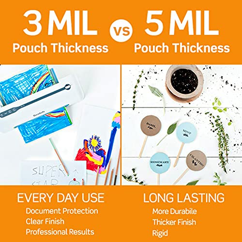Scotch Letter Size Thermal Laminating Pouches, 100-Pack (TP3854-100), 8.9 x 11.4 in.