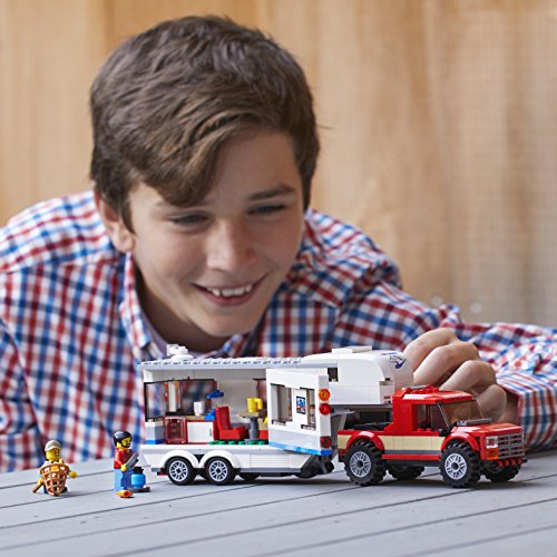 LEGO City Pickup & Caravan Building Kit (60182, 344 Pieces)