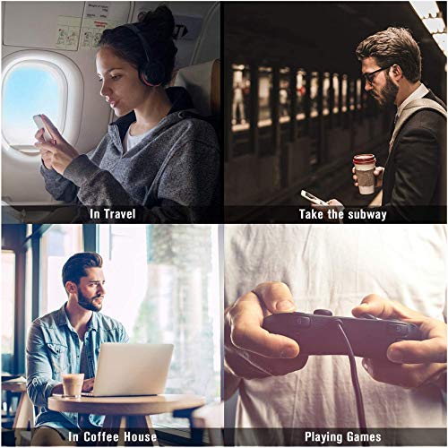 Noise-Cancelling Bluetooth Headphones with Microphone (Active)