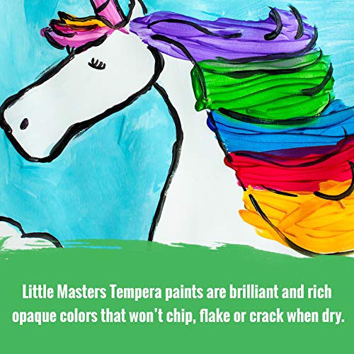 Handy Art Little Masters Tempera Paint Set (16 oz, Pack of 6).