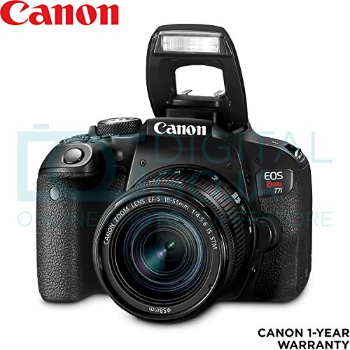 Canon EOS Rebel T7i DSLR Camera with 18-55mm STM Lens, Altura Photo Accessory Kit and Travel Bundle.