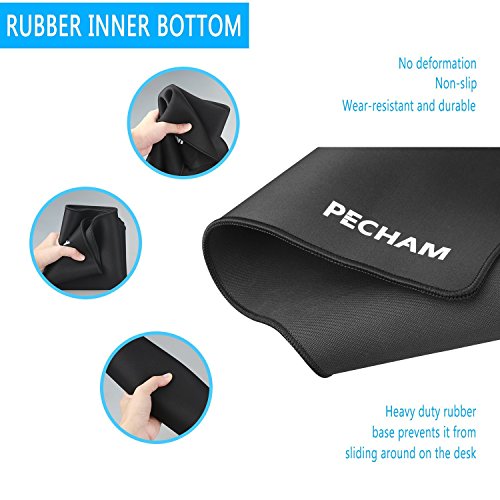 PECHAM XXL 3mm Extended Gaming Mouse Pad (30.71x11.81 Inch), High-Precision Non-Slip Computer Desk Mat, Water-Resistant.
