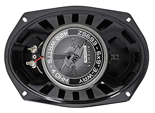 Hifonics ZS65C 6.5" 800W Component Car Speakers and (2) 6"x9" 800W Coaxial Speakers