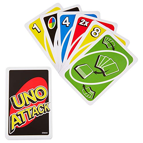 UNO Attack! Card Game with Random Shooter (for 2-10 Players, Ages 7+)