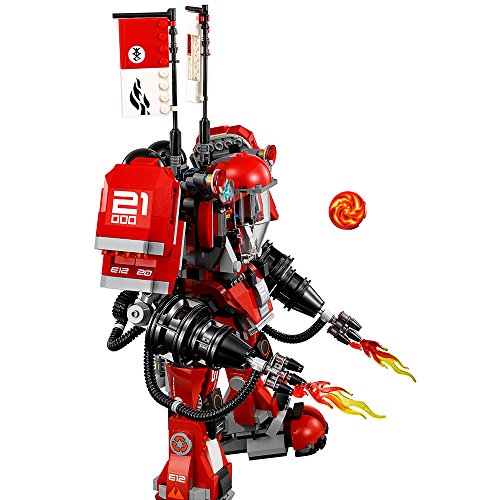 LEGO NINJAGO Movie Fire Mech Building Kit (Model 70615; 944 Pieces)
