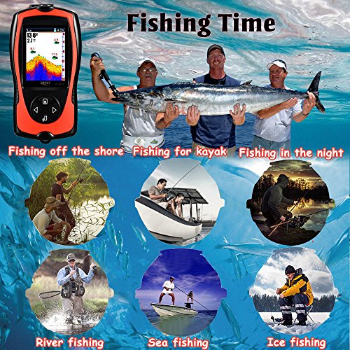 Lucky Portable Fish Finder Handheld [for Boat/Sea Fishing] (Model No. FF688C)
