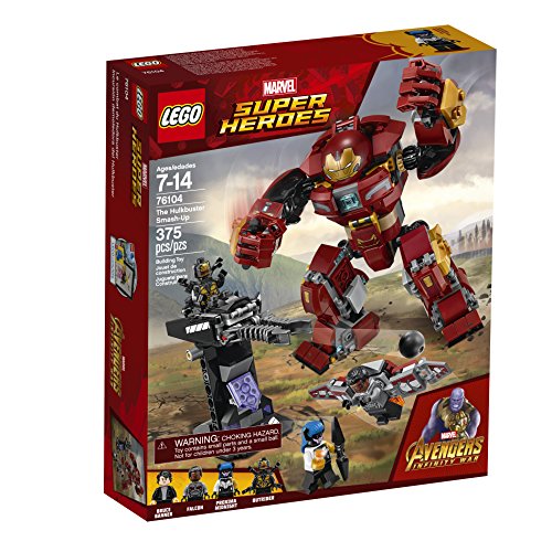 Lego Marvel Super Heroes Avengers: Infinity War The Hulkbuster Smash-Up 76104 Building Kit (375 Pcs) with Proxima Midnight, Outrider, and Bruce Banner Figures (Disc. by Manuf.)