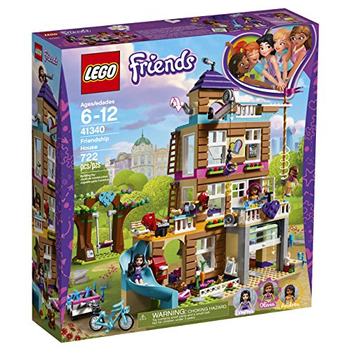 LEGO Friends Friendship House 41340 Building Set with 722 Pieces and Mini-Doll Figures (Discontinued by Manufacturer), Kid Toys for Christmas and Valentines Gifts