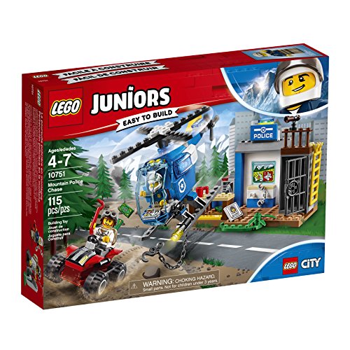 LEGO Juniors 10751 Mountain Police Chase Building Kit (115 Pieces)