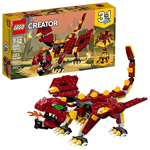 LEGO Creator 3in1 Mythical Creatures 31073 Building Kit with 223 Pieces (Discontinued by Manufacturer)