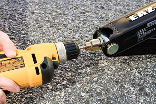 Camco RV Leveling Jack Socket Adapter with 1/4" Quick Connect Shank (48865), Fits 3/4" Hex Drive Jacks
