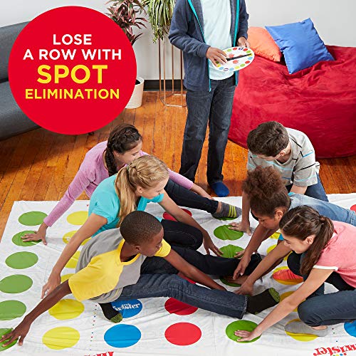 Twister Ultimate Party Game with Alexa (Amazon Exclusive), Bigger Mat, More Colored Spots, Age 6+