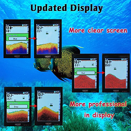 Lucky Portable Fish Finder Handheld [for Boat/Sea Fishing] (Model No. FF688C)