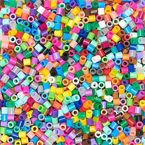 Perler Beads 22000pc Bulk Assorted Multi-Color Fuse Crafts for Kids (22000 pcs)
