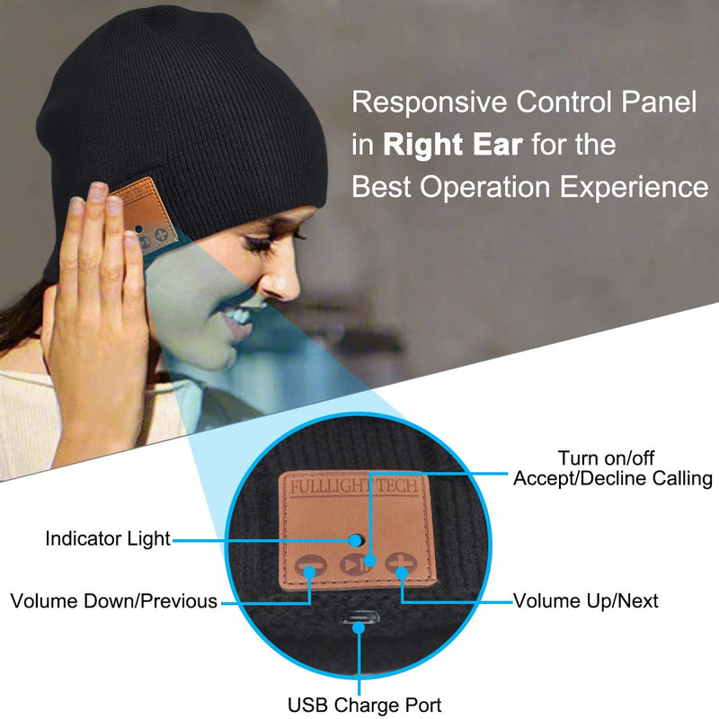 Bluetooth Beanie Hat Headphones (Unique Christmas Tech Gift)