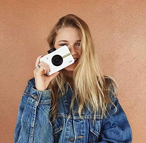 Polaroid Snap Digital Camera (White) with Zero Ink Printing Technology