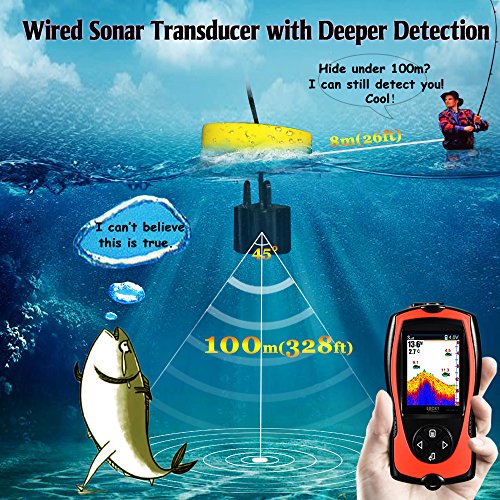 Lucky Portable Fish Finder Handheld [for Boat/Sea Fishing] (Model No. FF688C)