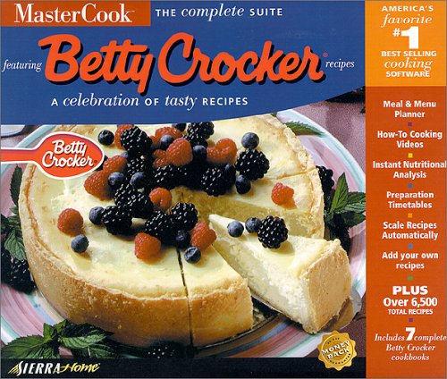 MasterCook Complete Suite with Betty Crocker's Recipes (Featuring Betty Crocker)