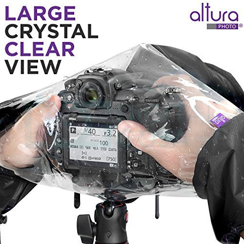 Altura Photo Professional Rain Cover for Canon, Nikon, Sony DSLR and Mirrorless Cameras (AP-RC-001)