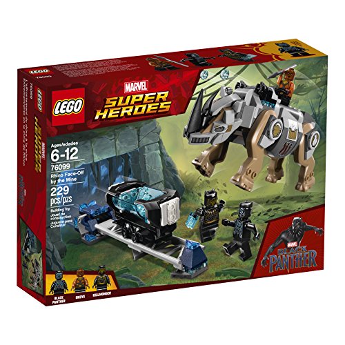 LEGO Marvel Super Heroes Rhino Face-Off by the Mine Building Kit (76099, 229 Pieces)