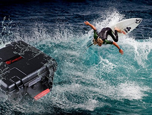 Smatree GA700-2 Floaty/Water-Resistant Hard Case for GoPro Hero 7, 6, 5, 4, 3+, 3, 2,1, (2018), DJI Osmo Action (Camera Accessories Not Included)