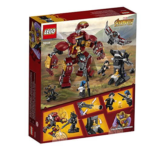 Lego Marvel Super Heroes Avengers: Infinity War The Hulkbuster Smash-Up 76104 Building Kit (375 Pcs) with Proxima Midnight, Outrider, and Bruce Banner Figures (Disc. by Manuf.)