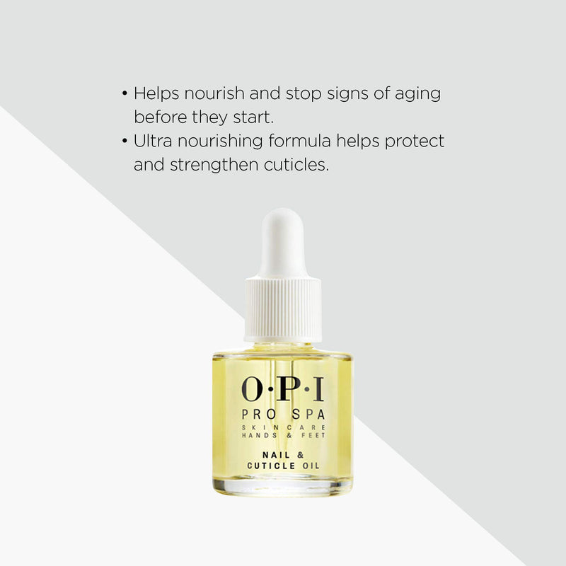 OPI ProSpa Nail Strengthener Treatment (0.5 fl oz), Manicure Oil & Cuticle Care Essentials
