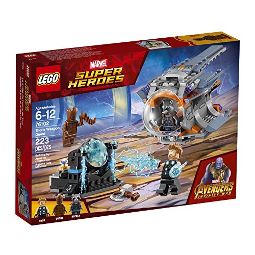 LEGO Marvel Avengers: Infinity War Thor's Weapon Quest (76102) Building Kit (223 Pieces)
