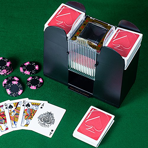 Automatic Playing Card Shuffler with 6 Decks (Battery Operated)