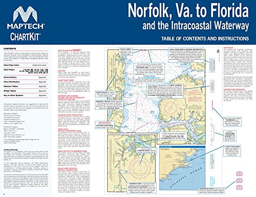 Maptech Chartkit R6 - Norfolk to Florida and Inland Water Channels (R06-12)