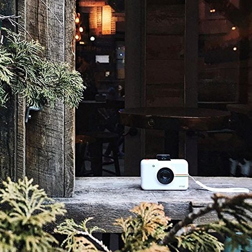Polaroid Snap Digital Camera (White) with Zero Ink Printing Technology