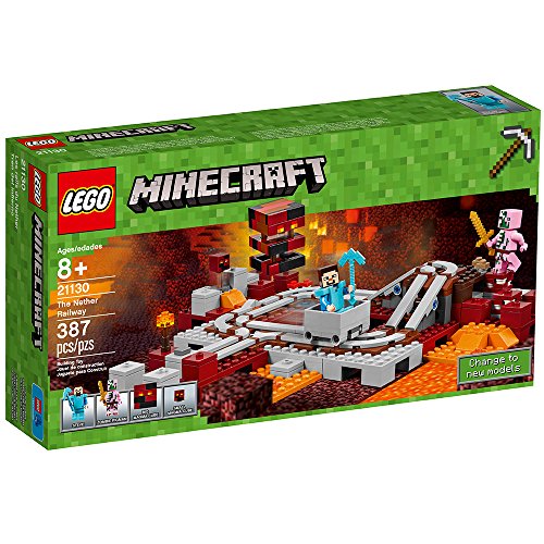 LEGO Minecraft 21130 The Nether Railway Set