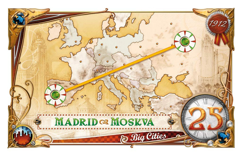 Ticket to Ride Europa 1912 Expansion (Family Board Game for 2-5 Players, 8+) by Days of Wonder