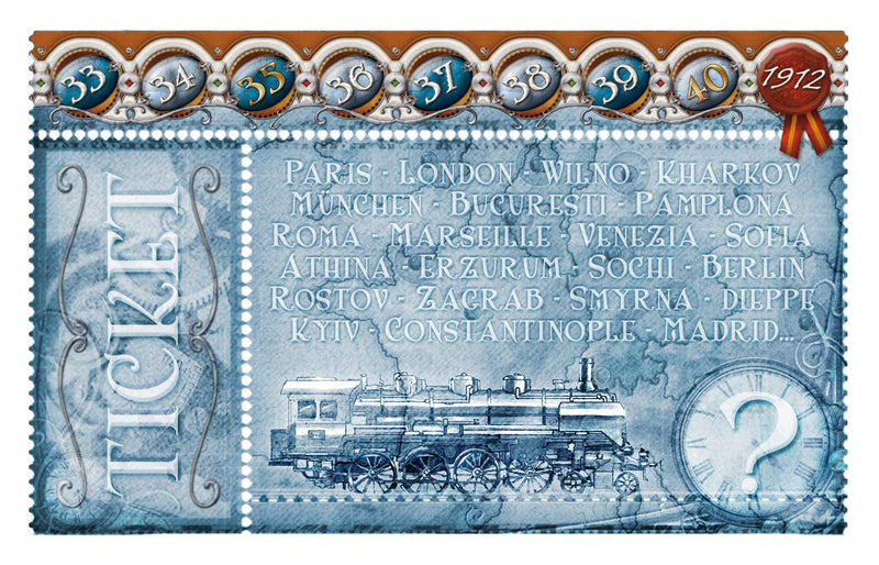 Ticket to Ride Europa 1912 Expansion (Family Board Game for 2-5 Players, 8+) by Days of Wonder