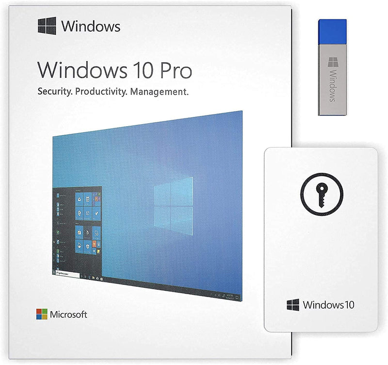 Windows 10 Professional (1 PC, English, USB) 32 & 64 bit - Original USB