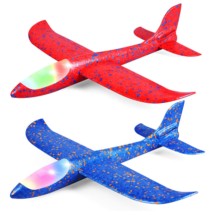 Toyly LED Airplane Toys (2 Pack)